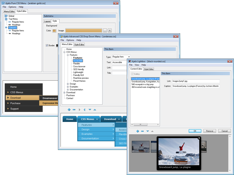 Dreamweaver Extensions screenshot