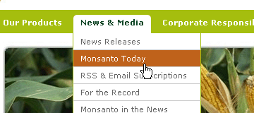 Monsanto Suckerfish menu