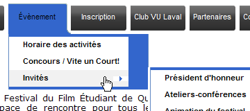 FFEQ CSS drop down menu