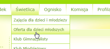 Andrychow CSS drop down menu