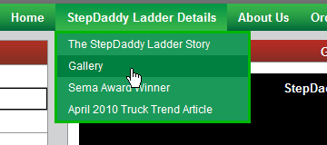 StepDaddy Ladder CSS drop down menu