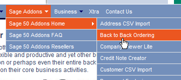 Univiz CSS drop down menu