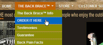 Verve Outdoors CSS drop down menu
