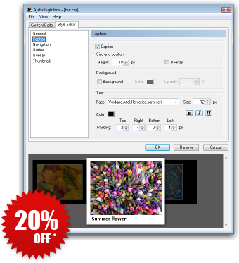 Lightbox Dreamweaver extension