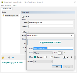 Email Spam Blocker Dreamweaver extension